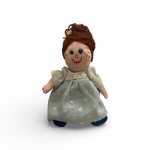 Vintage Handmade Cloth Doll| Hand Stiched Folk Art Rag Doll | Primitive